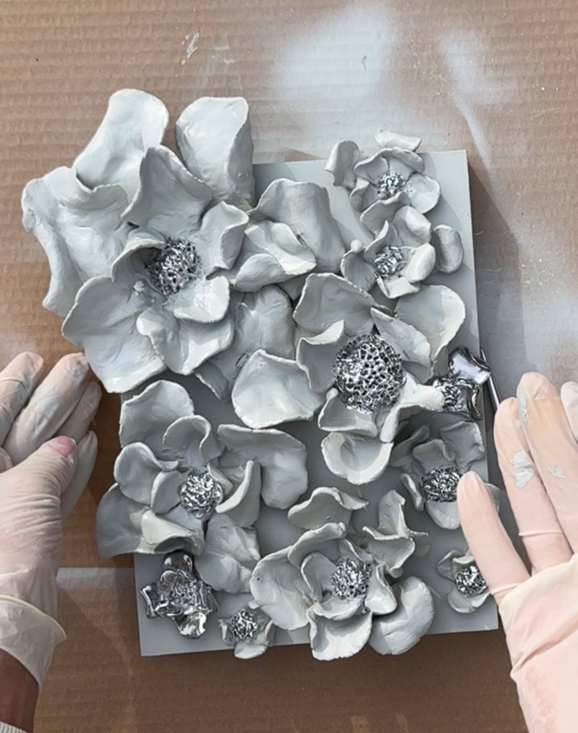 3D-мастеркласс по глине: цветочная скульптура