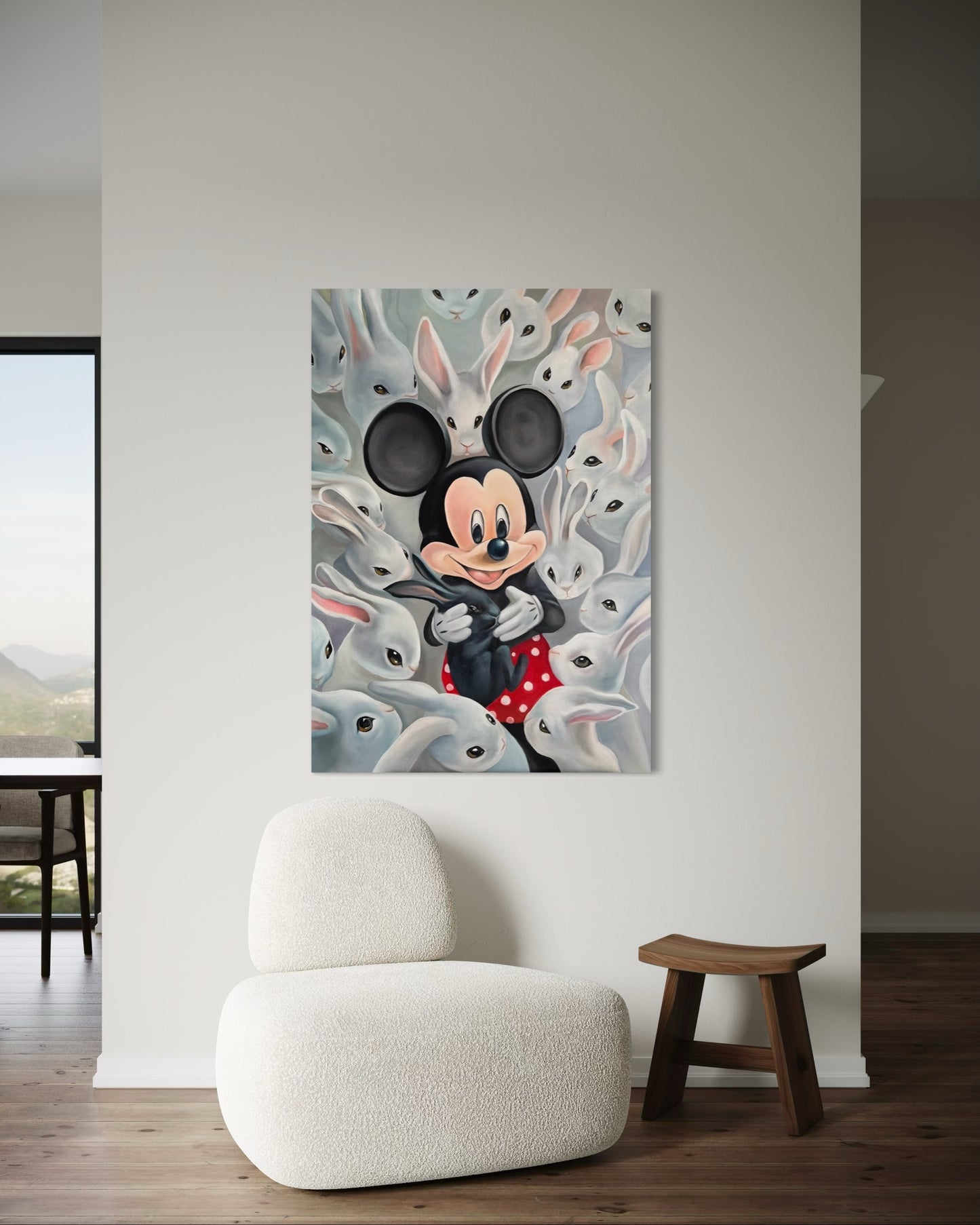 PAINTING "MICKY MAUS" FREE SHIPPING