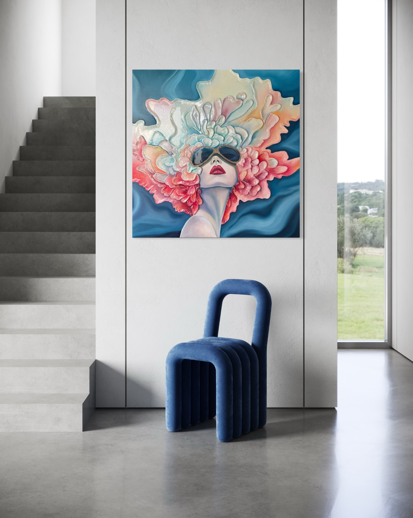 PAINTING "PRIMAVERA" (80 x 80 cm)