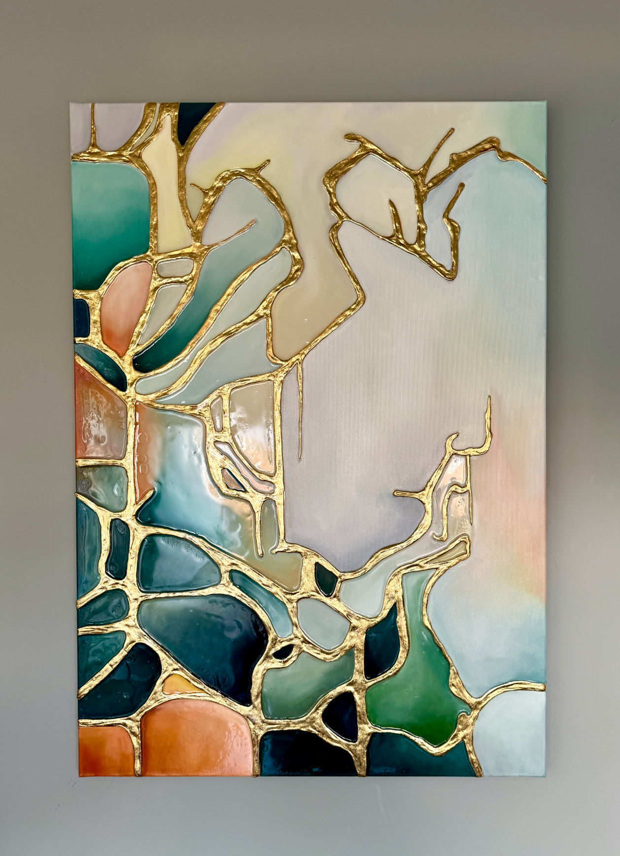 PAINTING "THE TREE OF LIFE" FREE SHIPPING