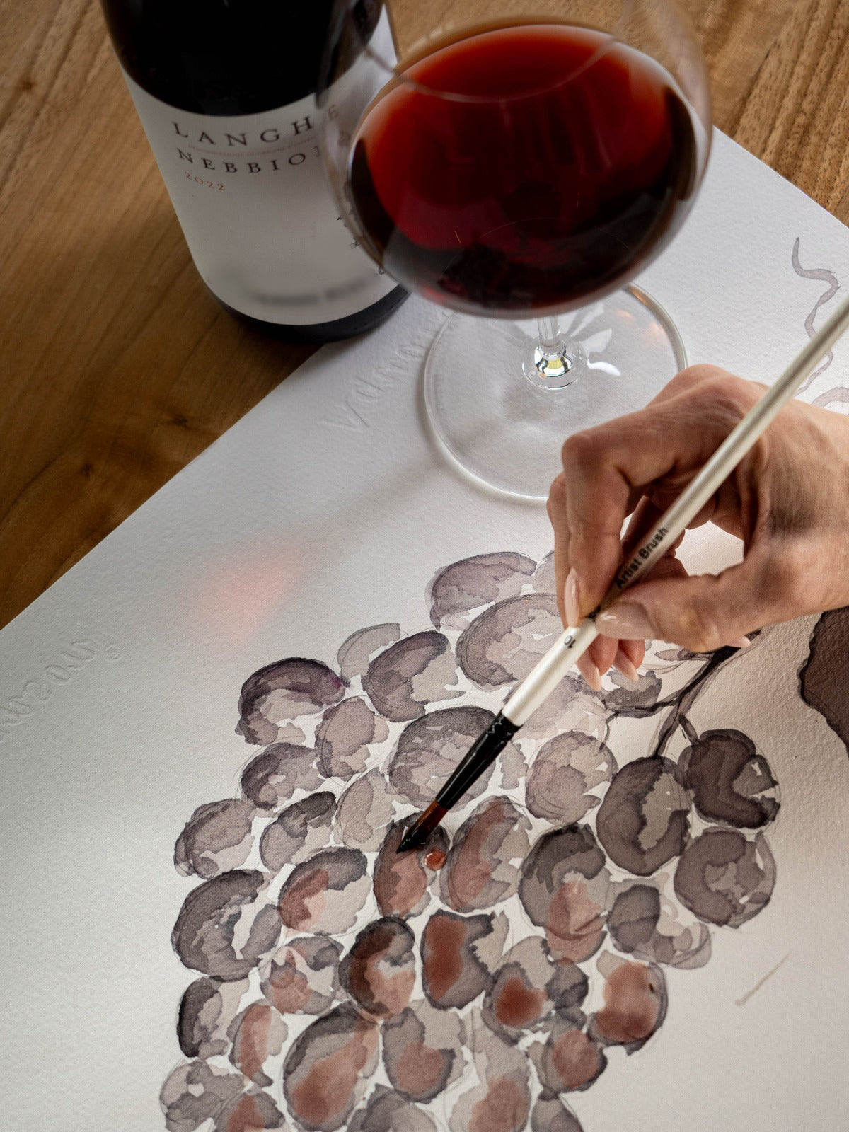 Рисование вином | Мастер - класс: EN / RU