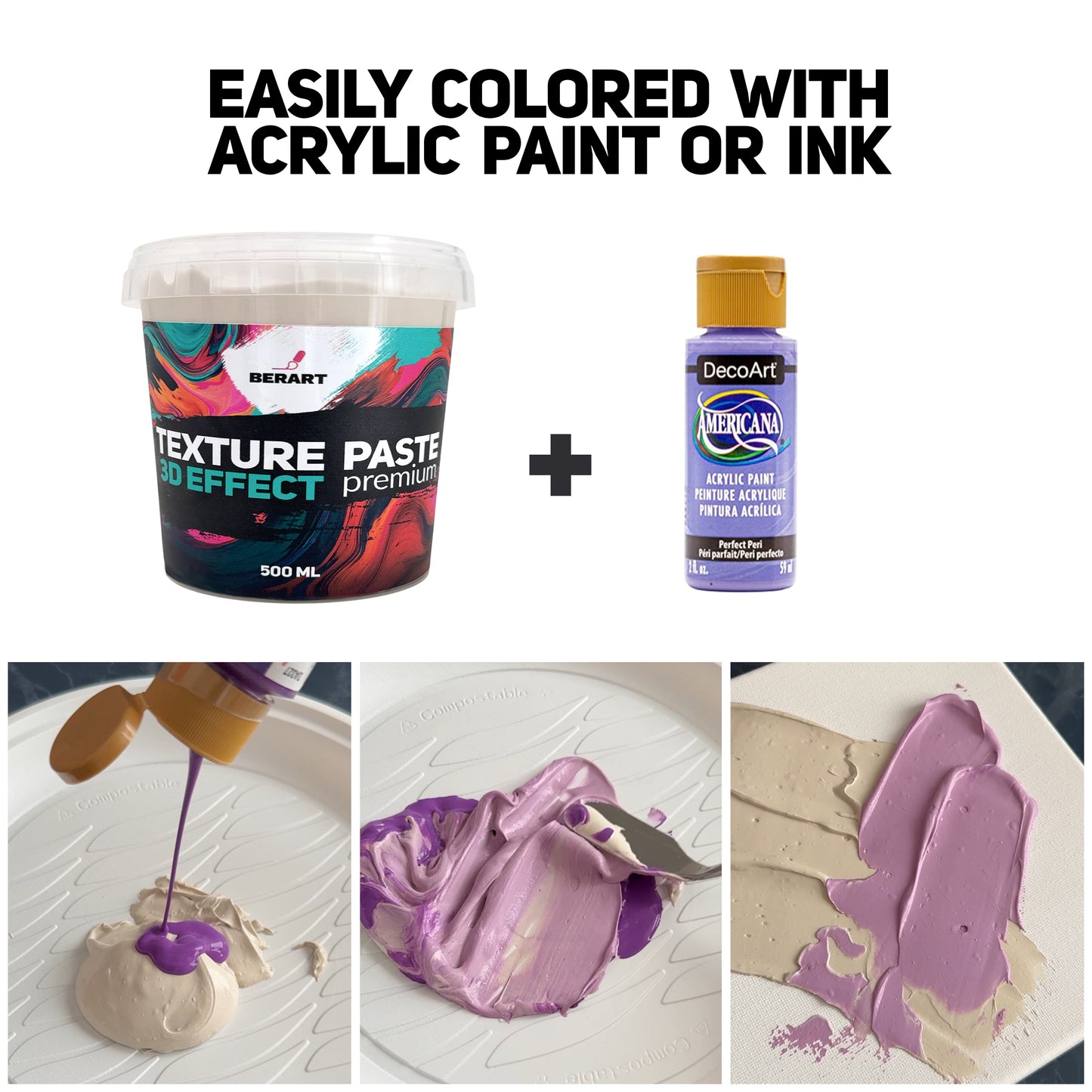 Texture Paste (Modeling Paste) – Premium Quality (1000 ml)