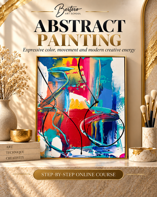Abstract Acrylics with Palette Knife  | Multilingual Tutorial: EN / RU
