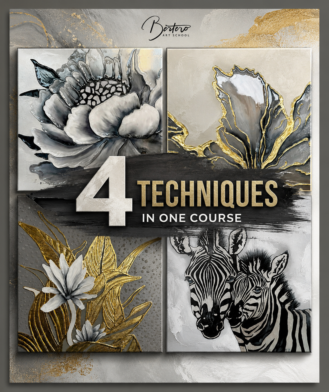 BEST VALUE:  FULL 3D Art Course: 4 Paintings · 4 Techniques · One Complete Experience