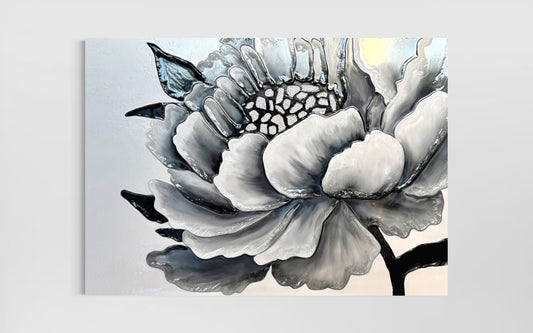 3D Art – Black Peony Flower | Multilingual Tutorial: EN / ES / RU