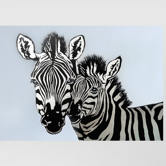 Мастер-класс по работе с поталью, «ZEBRA» (EN / RU)