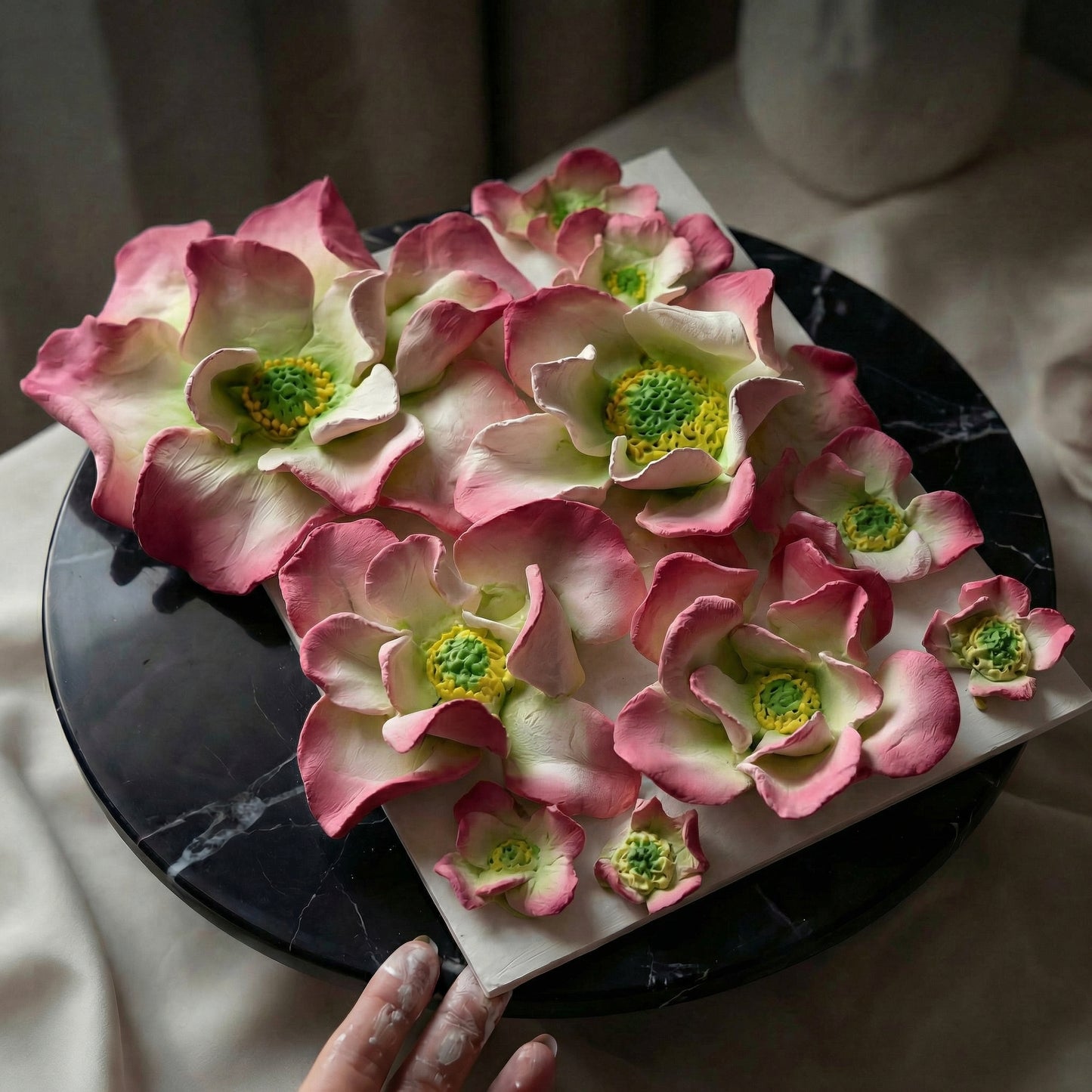 3D-мастеркласс по глине: цветочная скульптура