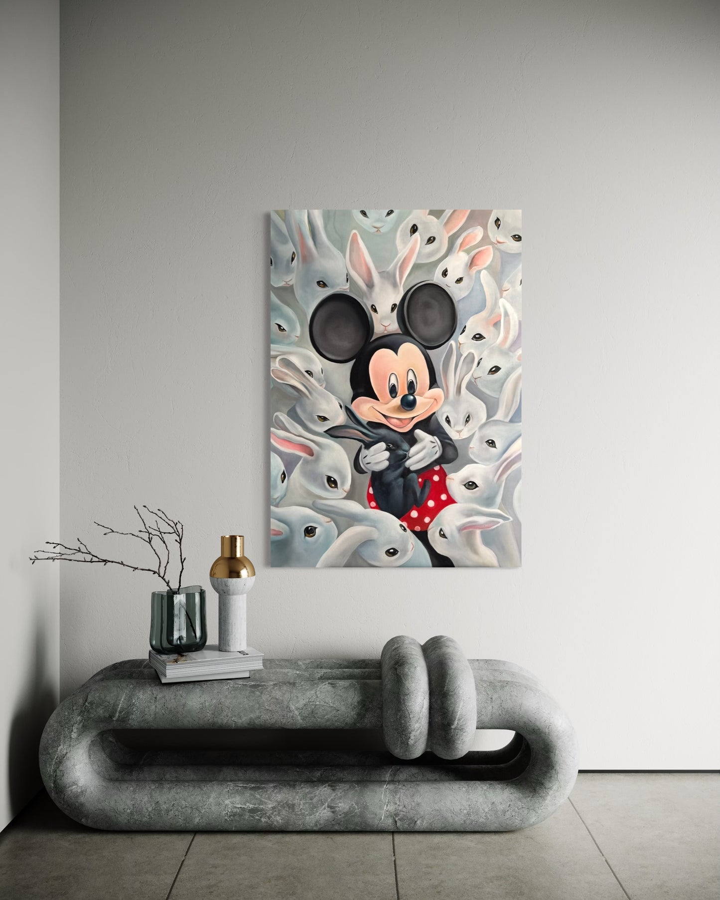 PAINTING "MICKY MAUS" FREE SHIPPING
