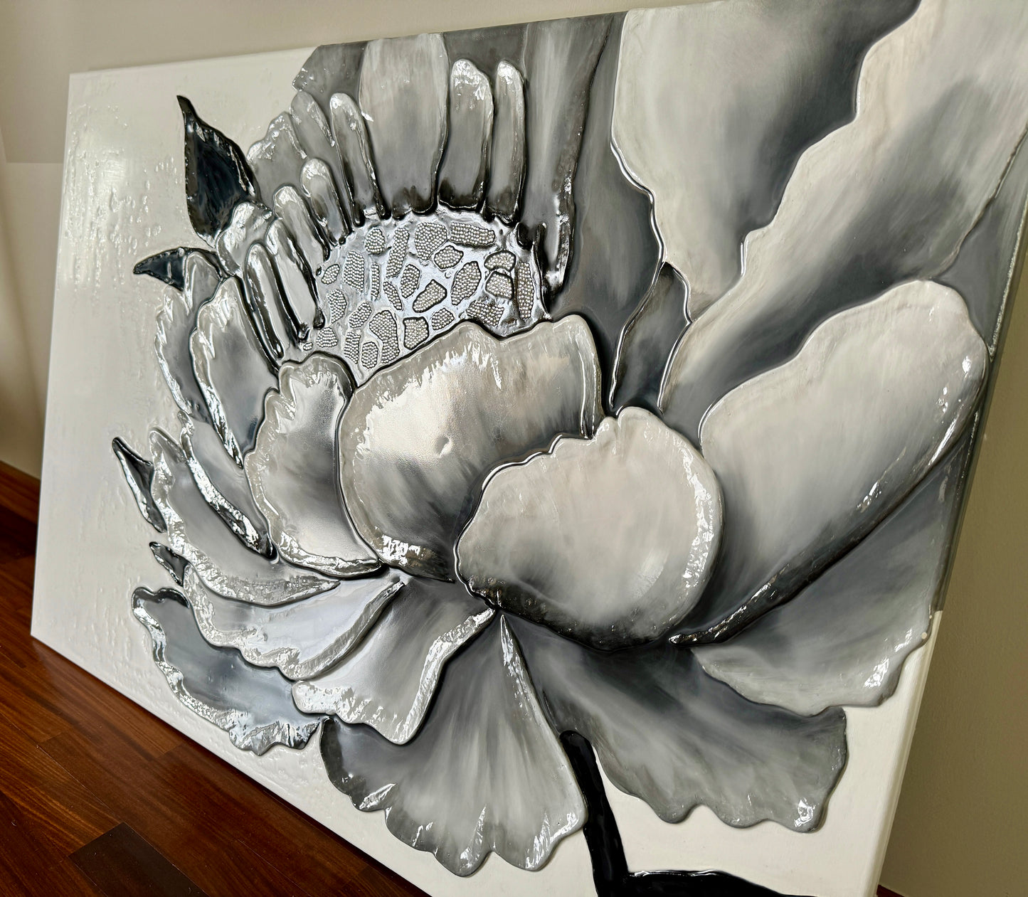 3D Art – Black Peony Flower | Multilingual Tutorial: EN / ES / RU