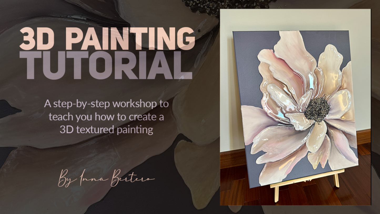 3D ART - Peony Flower (EN, IT, ES, FR)