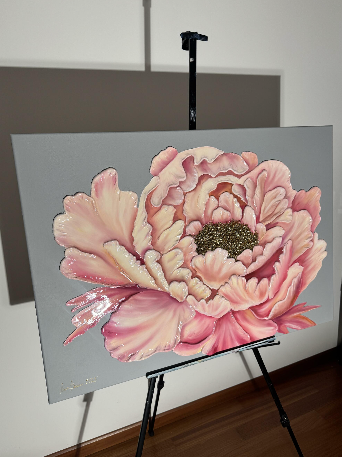 PAINTING "PINK PEONY"