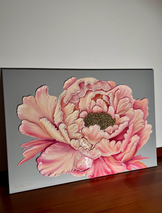 PAINTING "PINK PEONY"
