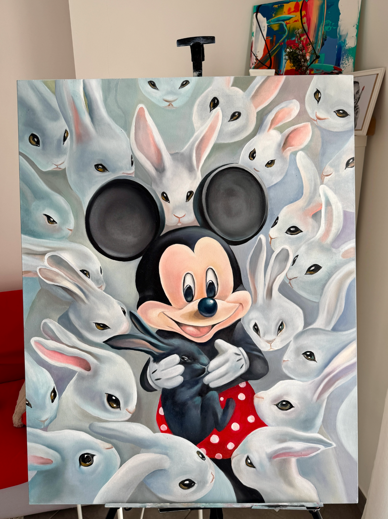 PAINTING "MICKY MAUS" FREE SHIPPING