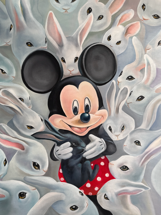 PAINTING "MICKY MAUS" FREE SHIPPING